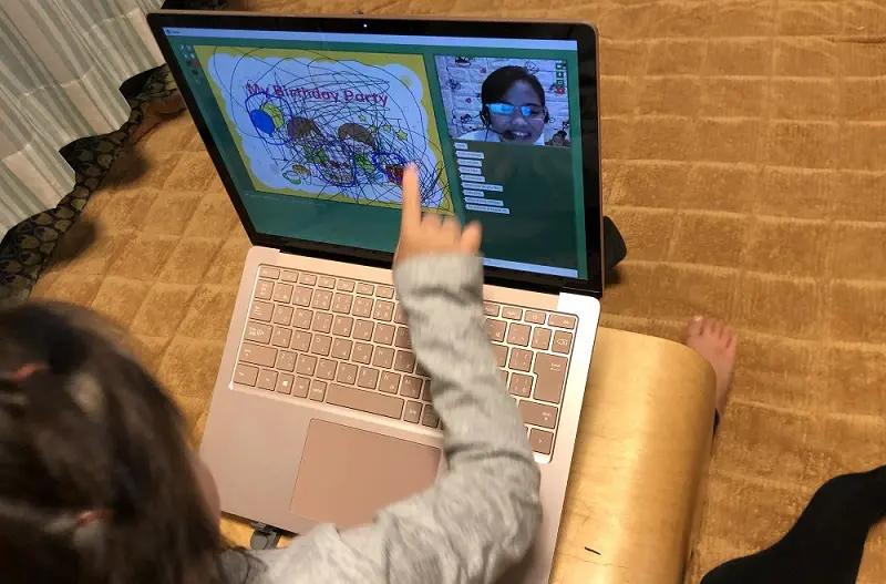 kimini英会話幼児コース-レッスンスタート
