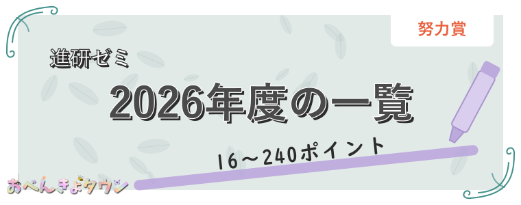 2026年度の一覧