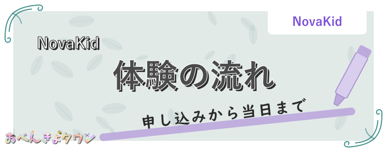 体験の流れ