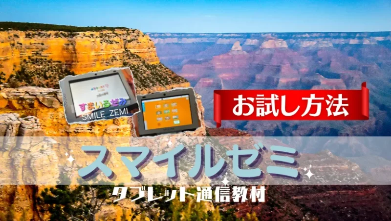 スマイルゼミお試し方法