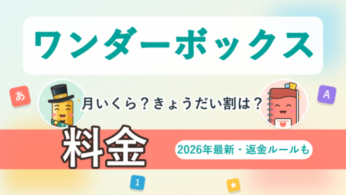 ワンダーボックスの料金
